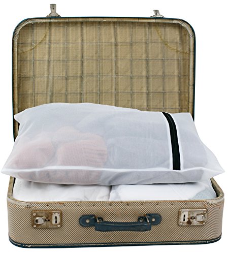 Grimodo | 5 XXL Wäschenetze – Extra groß – Kleidernetze mit Reißverschluß – feinmaschig und faserschonend - 6