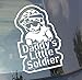 Produktbild spb87 Daddy 'S Little Soldier On Board Baby Auto Drift Bumper Window Funny Vinyl Van Laptop Love Herz Decor Home Live Kids Funny Art Wand Aufkleber Aufkleber Motorrad