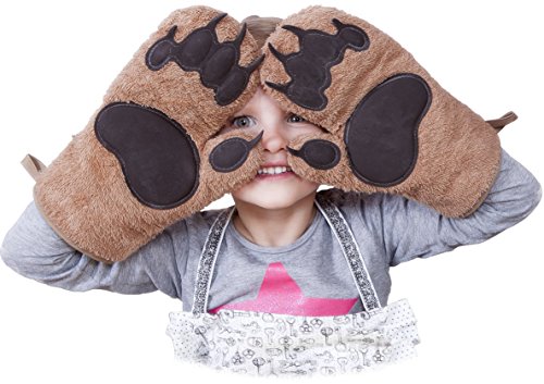 Designer Bär Backhandschuhe, DER BLICKFANG in jeder Küche, Topfhandschuhe, Ofenhandschuhe, Küchenhandschuhe, die Geschenksidee, 1 Paar - 2