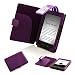 Produktbild ForeFront Cases® Kindle 4 September 2012 (Nicht-Touchscreen) Hülle / Schutzhülle Synthetik mit LED LICHT - für den neuen AMAZON KINDLE (4) WLAN, 15 cm E Ink Display, Schwarz - 5TH GENERATION - Case Cover mit Leselampe