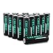 Produktbild Creabest 2500mAh Ni-MH AA Wiederaufladbare Batterien mit Aufbewahrungshüllen, 16er Pack Batterien
