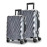 koffer trolley set test 360°-Doppelrollen ohne Geräusche: Das Handgepäck wird hinzufügt, wodurch sich der Reibungskoeffizent der Rollen während des Gebrauchs verringert. D,h, die 4 Rollen lassen sich ohne Geräusche sehr leise bewegen und wirken robust in jeder Situation (Kopfsteinpflaster, glatter Boden, Klinker, Rollbänder, Splitt usw.)