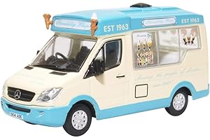 Oxford Diecast 76WM007 Whitby Mondial Ice Cream Van Piccadilly Whip 1:76 Scale Model