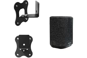 EUGOOCX Wall Mount Bracket for DENON Home 150 Wireless Speaker, Metal Wall-mount Holder Shelf for Home Audio Smart Speakers Accessories (Single Bracket)