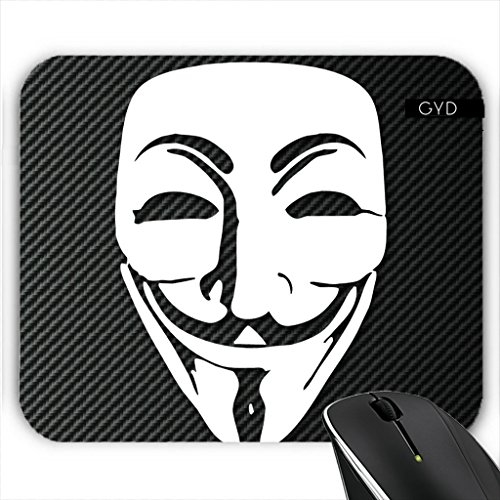 Mousepad - Anonymous Kohlefaser by Spycker