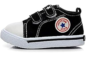 LOVELEGIS Scarpe Ginnastica Tela Bambini Allacciatura a Strappo