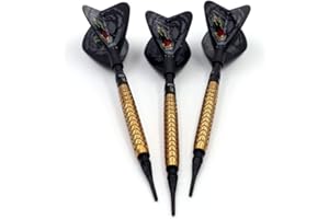 CUESOUL Robbie 'Kong' Green 20g 90% Tungsteno Juego de Dardos de Punta Blanda