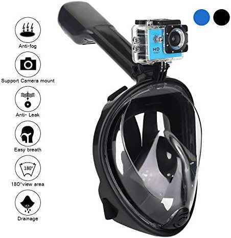 Zoegate Snorkel Mask Full View 180 Degree Full Face Snorkeling Snorkel Masks