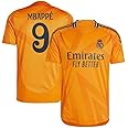 Mbappe 9 Real Away Football Sports Jersey 2024 for (Men,Kids,Boys)