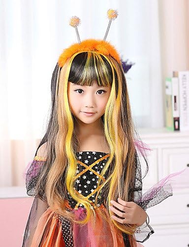 100% Kanekalon Synthetic Small Ladybug Design Children's Wig for Festival Party