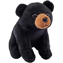 Wild Republic Ecokins Plüschtier Schwarzbär – 30 Cm, Aus Recycelten PET-Flaschen, Kuschelweich