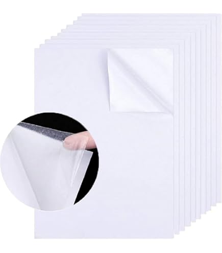 30 stuks A4 dubbelzijdige plakfolie, transparant, 29 x 21 cm, boekbeschermingsfolie, zelfklevend, waterdichte plakfolie, transparant, zelfklevend voor doe-het-zelf knutselen, cadeaupapier, diamond