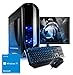 Produktbild Kiebel Komplett-Set [184151] - Gaming-Bundle (Maus, Tastatur, 60cm TFT) AMD FX-8300 8x3,3GHz (Turbo bis 4.2GHz), 16GB DDR3, 240GB SSD + 1TB HDD, NVIDIA Geforce GTX 1060 3GB, USB3, DVD, Cardreader, Sound, WLAN , Win10, Gamer-PC