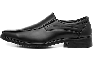 Beckett Mens Black Slip On Smart Shoe