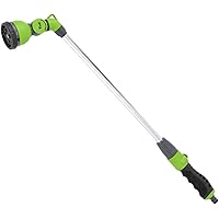 H HILABEE Gießstab mit Schwenkbarem Kopfspray 10 Bewässerungsmuster Zum Waschen von Autos