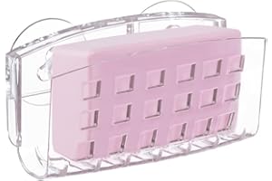 INTERDESIGN iDesign 25300EU Portaspugne Sinkwork, Plastica, Trasparente, 0.1x0.1x0.1 cm