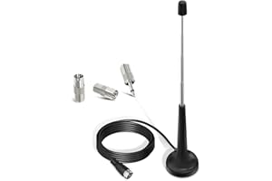 LIDOUYA FM Radio Antenne, Dab Antenne Für Stereoanlage, ukw Antenne Für Stereoanlage FM,Verlängerungskabel Für dab antenne zimmerantenne, Av-Empfänger, Stereo-Verstärker HiFi-Receiver(3 Meters)