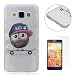 Produktbild Samsung Galaxy A5(2015) Hülle,Samsung Galaxy A5(2015) Etui,CaseHome Niedliche Karikatur Hut Eule Colourful Snowflakes Entwurf Weiche TPU Ränder SchutzSchutzhülle mit Bändselloch Leichte kratzfeste stoßdämpfende Schutzhülle