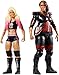 Produktbild Mattel FMF89 WWE Alexa Bliss und Nia Jax 15 cm Basis Figuren 2er-Pack, Spielzeug Actionfiguren ab 6 Jahren