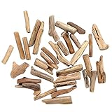 basteln schwemmholz Material: Treibholz FLAMEER 50 pcs natürliche Treibholz Holzscheiben Verzierung Holzstücke zum Dekorieren basteln für DIY Handwerk