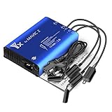 ♛ Input: AC/110-240V,50/60HZ ❀Output: 17.6v 4.5A; USB:5V/2A ❀Charging time: 60-80 mins for total 3 batteries or one battery