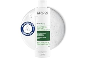 Vichy Champú Psolution, Para Cuero Cabelludo con Psoriasis, Elimina las Escamas y Reduce los Picores, Cuero Cabelludo Limpio y Sano, Doble Eficacia, Unisex, Dercos Technique, 200ml