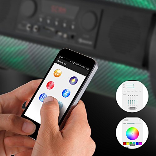 auna thunderstorm boombox speaker