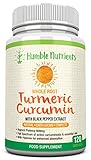 Turmeric Curcumin 600mg per capsule • Whole Root to give you Full-Spectrum Benefits • with Black Pepper Extract (Piperine) to enhance your absorption • 120 Veg capsules • Made in the UK