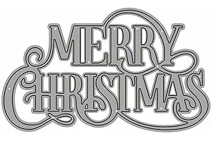 NAUXIU Artigianato Metallo Fustelle Buon Natale Taglio DieStencil Die Decorazione Per Fai Da Te Coltello Artigianale Album Scrapbooking I5d0 Foto M