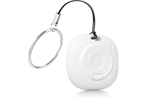 ODDROALLE Smart Tag Localizador, Compatible con Apple «Find My» (Solo iOS), para Maletas/Bolsos/Llaves/Mochilas Infantiles, Batería extraíble Blanco