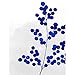 Produktbild Doppelganger33 LTD Berries Blue and Grey Watercolour Large Canvas Art Print Poster Wall Decor 18x24 inch Blau Aquarell Wand Deko