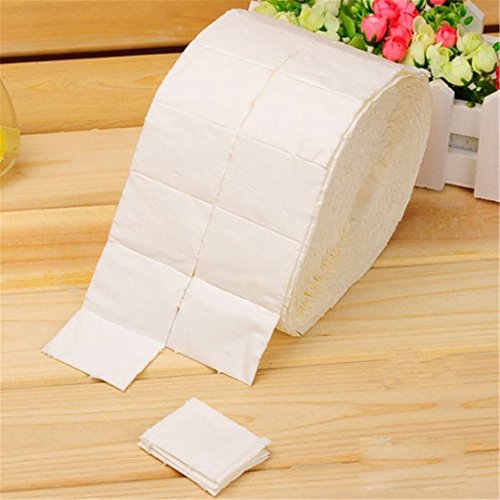 500pcs Nail Art Tips Manicure Polish Remover Cleaning Wipes Cotton Pads Lint Paper