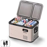Coolist CLK40D 12/24V/220Volt 39 Litre &Ccedil;ift B&ouml;lmeli Outdoor Kompres&ouml;rl&uuml; Bluetooth Bağlantılı Oto Buzdolabı