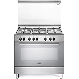 Cucina da 90x60 Lar.El forno a GAS con vano porta bombola 5 fuochi acc.  elettrica : Amazon.it: Grandi elettrodomestici