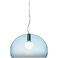 Kartell Fl/Y Lampada a Sospensione, Confezione da 1 Pezzo, Celeste Trasparente