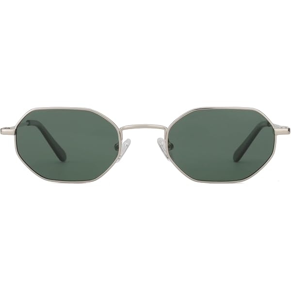 Occhiali Da Sole Vintage Anni '90 Senza Montatura Oro E Lenti Rosse Polarizzate