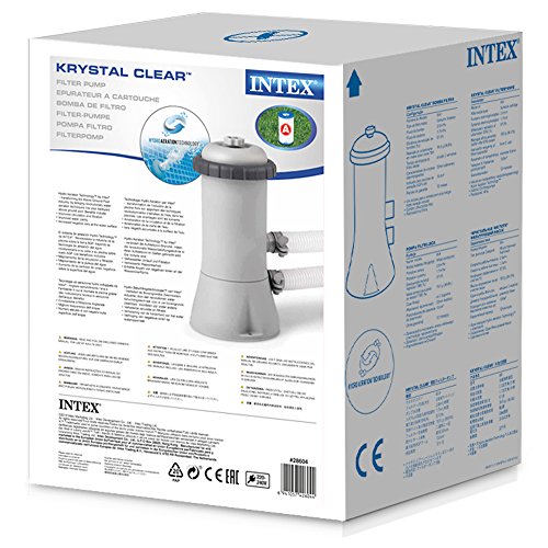 Intex Kartuschenfilteranlage, Typ ECO 2000, grau, 2.006 l/h / 45 W / 230 V - 3