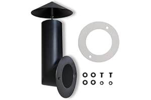 FCCUM Grill Smoke Stack, Replacement for Pit Boss/Traeger/Camp Chef and Other Pellet Grills Smokestack Chimney