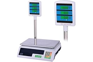 AntDau71 - BILANCIA ELETTRONICA DIGITALE FRONTE RETRO PROFESSIONALE MAX 40 KG CALCOLO DEL PREZZO