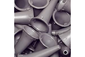 Einweg-Ohrtrichter von Luxamed für alle gängigen Otoskope, Farbe grau, 100 Stück im Beutel (2,5 mm)