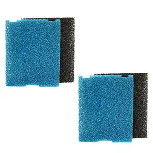 HQRP 2-Pack Submersible Pond Filter/Flat Box Filter Pads Compatible with Tetra SF1, FK5, FK6 Coaster
