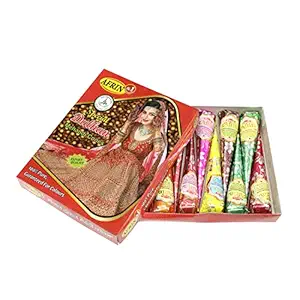 AFRIN Premium Henna Mehandi Cone Pack of 12 (30gm each)