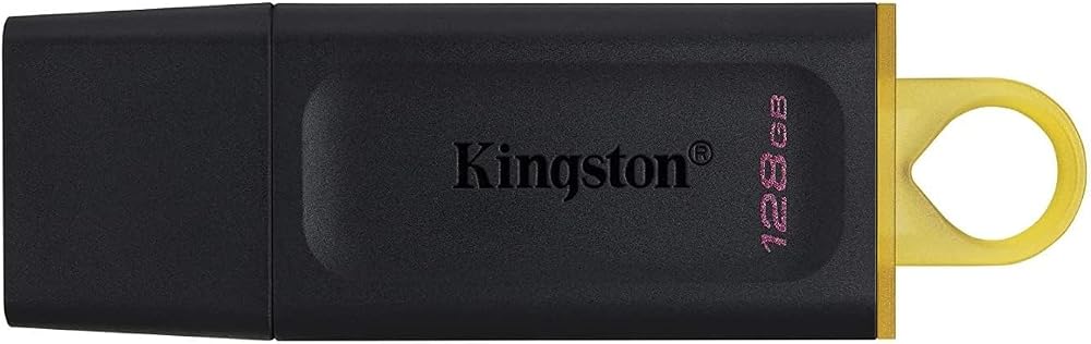 Kingston Kingston DataTraveler Exodia 128GB USB Flash Bellek USB3.2 Gen1 (Black + Yellow) DTX/128GB