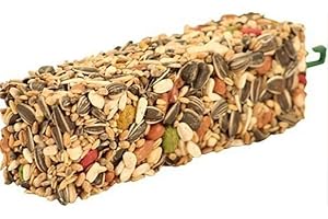 LEEWAY WOODWORK JOHNSONS PARROT BUMPER BARS - 170G - 1 TO 10 - CAGE TREAT SUNFLOWER SEEDS CLIP (X6)