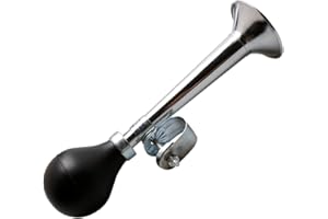 Rumyve Portable Bike Horn,Horn Vintage Harlequin Classic Vintage Metal Twist Speakers,Adult Bike Accessories for Kids