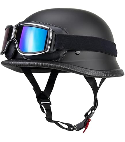 german motorcycle helmet amazon Style Half Shell Helmet, Retro Half Face Helmet, Half Helmet, ECE Approved Men and Women, Open Face for Scooter, Moped, Cruiser, Motorcycle, M ~ XXL Automotive spandex Arc'teryx Alpha FL 30L Size:2X Small (54-55cm)