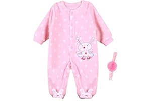 ZIYIUI Ropa de Muñecas para New Born Baby Doll, Trajes con Sombrero para 18-22" Muñecas (45-22 cm)