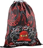 Der coole Sportbeutel mit praktischem Kordelzugband als Sicherheitsverschluss lässt sich einfach öffnen und schließen, ideal für kleine LEGO Fans