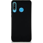 KZY İletişim Huawei P30 Lite ile Uyumlu Kılıf Soft Premier Renkli Silikon Kapak - Siyah