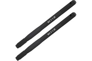 lalago 2-TLG Edelstahl Radmontagehilfe-Satz, M12x1,25, Kfz Auto Rad Montagehilfe Fixierbolzen, Radwechsel Helfer Werkzeug, Radmontagewerkzeug, Radausrichtungswerkzeug, Radwechsel Felgen Zentrierhilfe